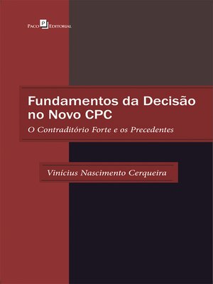 cover image of Fundamentos da decisão no novo CPC